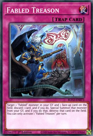 Fabled Treason [BLVO-EN073] Common
