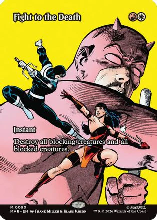 Fight to the Death (Borderless) (MAR-090) - Marvel Universe Eternal-Legal