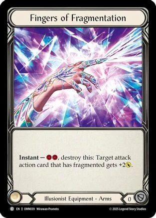 Fingers Of Fragmentation (OMN039) - Omens of the Third Age Rainbow Foil