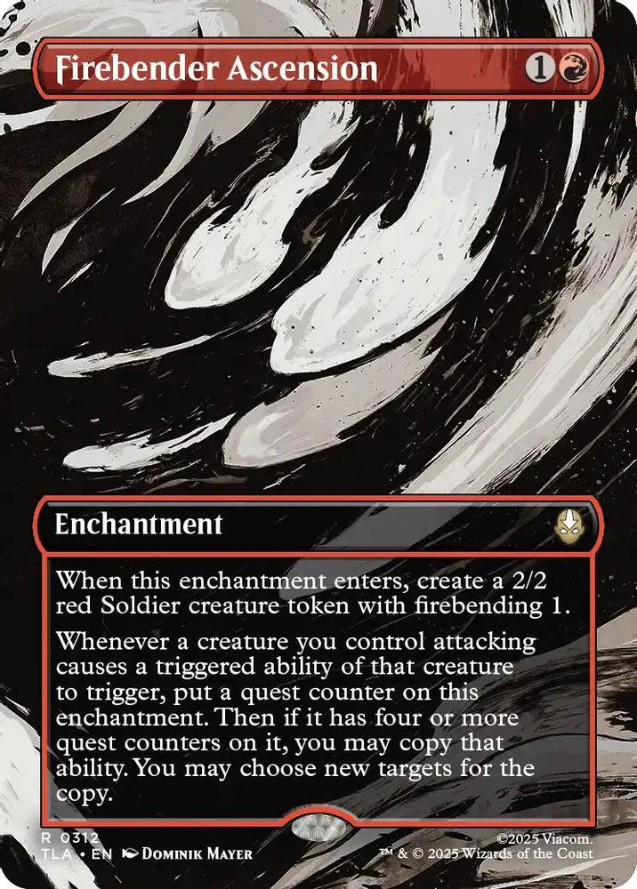 Firebender Ascension (Borderless) [Avatar: The Last Airbender]