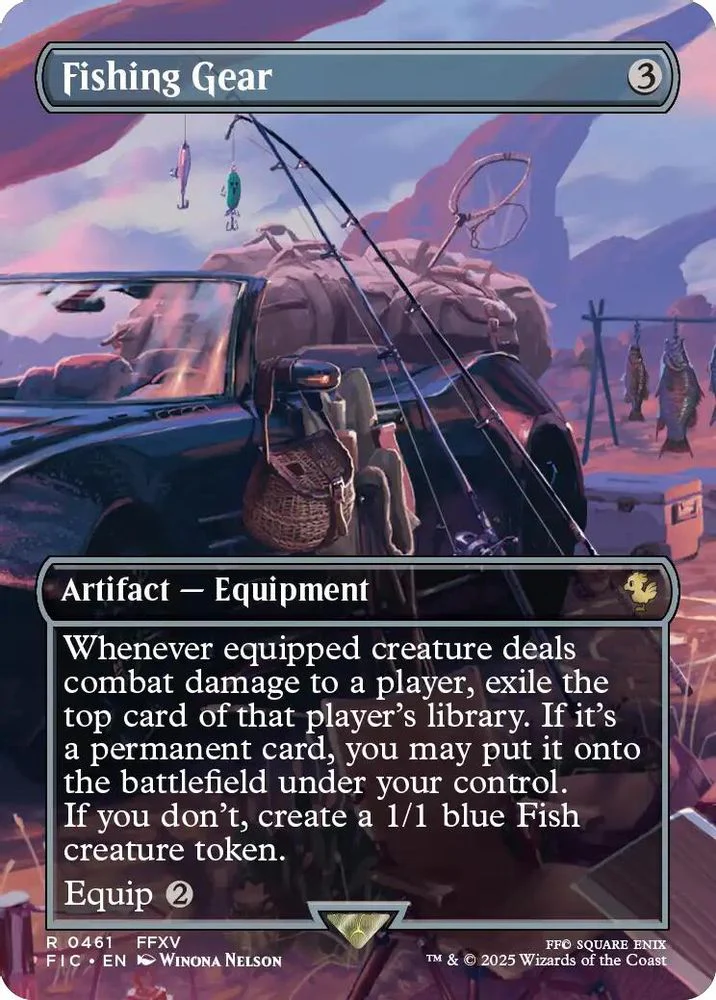 Fishing Gear (Borderless) [FINAL FANTASY Commander]