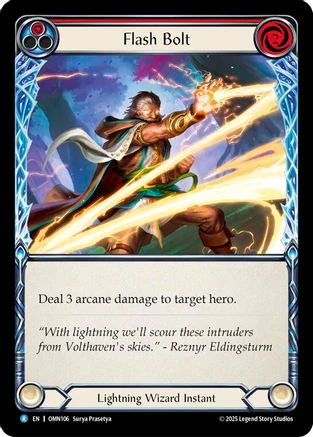 Flash Bolt (Red) (OMN106) - Omens of the Third Age