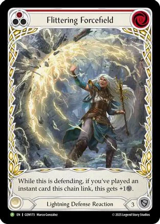 Flittering Forcefield (Red) (GEM173) - Gem Pack 5