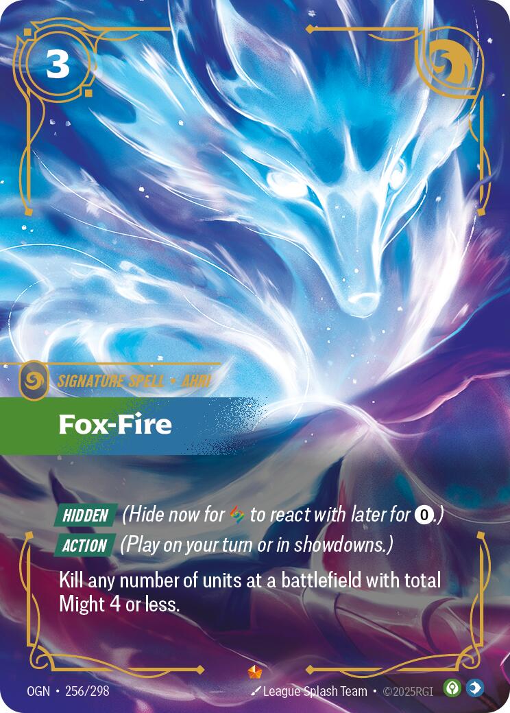 Fox-Fire (256/298) - Origins Foil (Riftbound TCG)