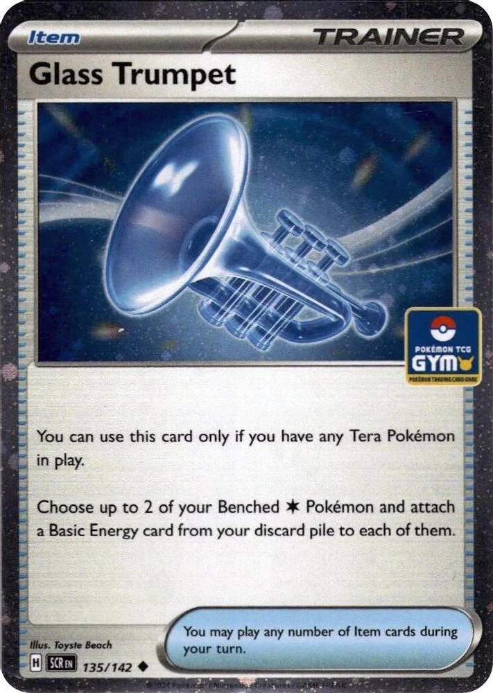 Glass Trumpet (Gym Stamp Asia Exclusive) 135 - Holofoil Miscellaneous Cards & Products - Uncommon