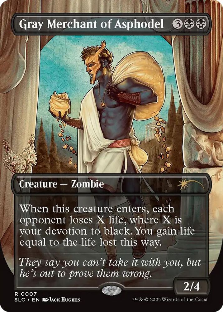 Gray Merchant of Asphodel [Secret Lair Countdown Kit]