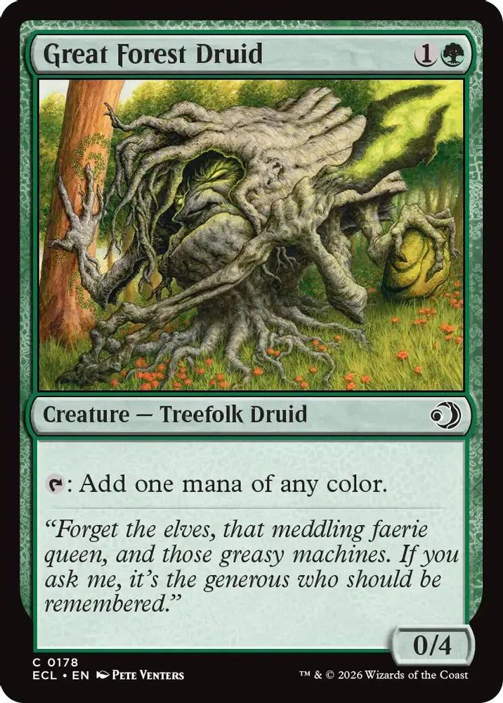 Great Forest Druid [Lorwyn Eclipsed]