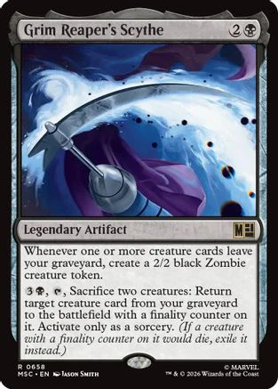 Grim Reaper's Scythe (MSC-658) - Commander: Marvel Super Heroes