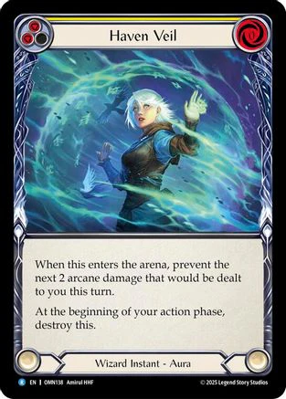 Haven Veil (Yellow) (OMN138) - Omens of the Third Age