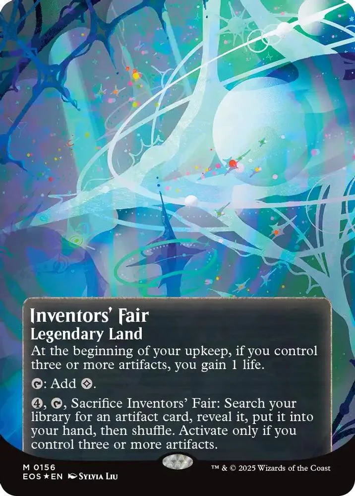 Inventors' Fair (0156) (Borderless) (Galaxy Foil) [Edge of Eternities: Stellar Sights]