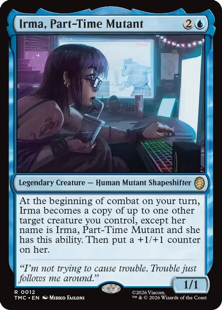 Irma, Part-Time Mutant [Teenage Mutant Ninja Turtles Commander]