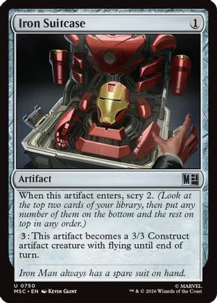 Iron Suitcase (MSC-750) - Commander: Marvel Super Heroes Foil