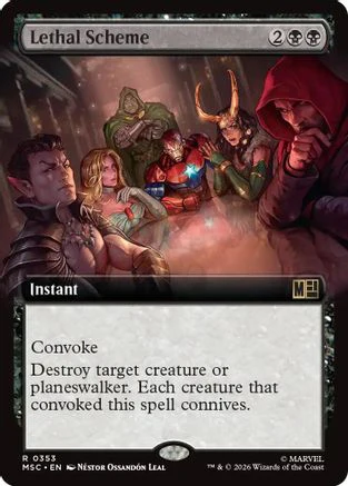 Lethal Scheme (Extended Art) (MSC-353) - Commander: Marvel Super Heroes