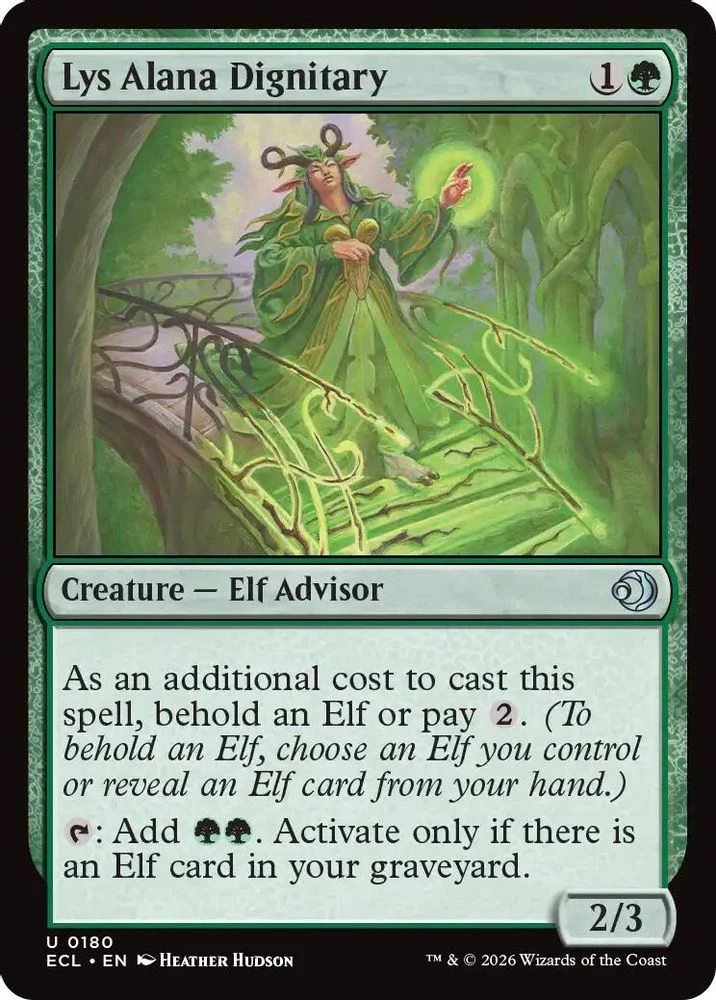 Lys Alana Dignitary [Lorwyn Eclipsed]