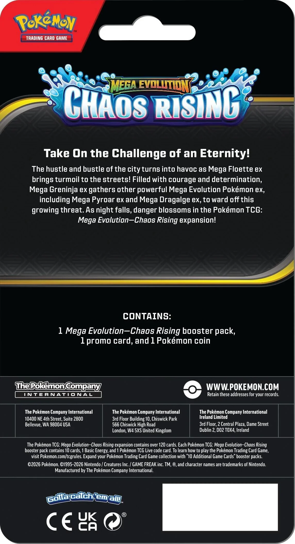 Mega Evolution: Chaos Rising Single Pack Blister (Toxel) - Image 2