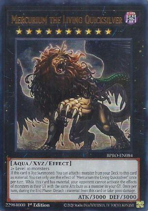 Mercurium the Living Quicksilver [BPRO-EN084] Ultra Rare