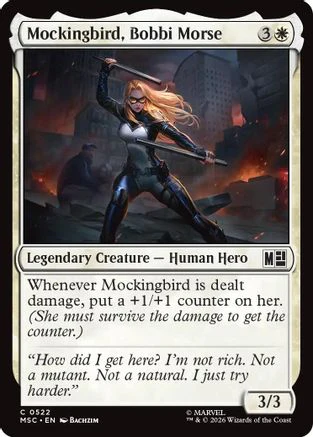 Mockingbird, Bobbi Morse (0522) (MSC-522) - Commander: Marvel Super Heroes