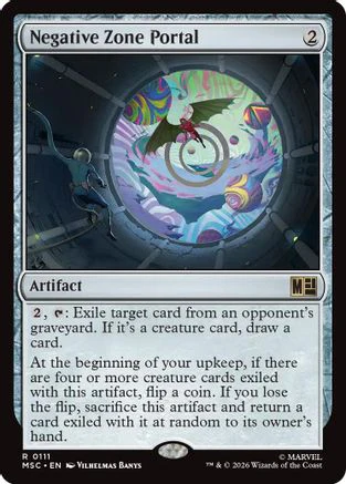 Negative Zone Portal (MSC-111) - Commander: Marvel Super Heroes