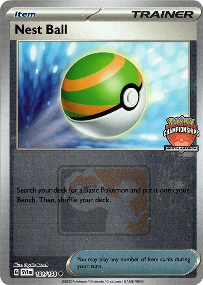 Nest Ball (North America Championships) 181/198 - Reverse Holofoil League & Championship Cards - Uncommon