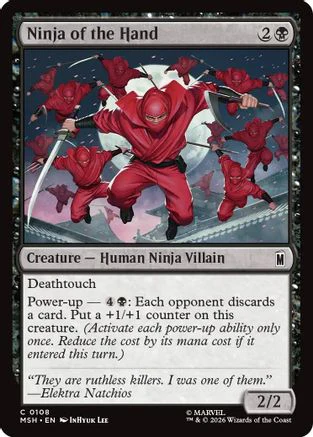 Ninja of the Hand (MSH-108) - Marvel Super Heroes