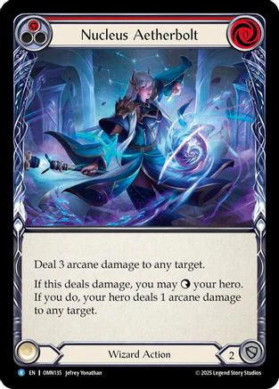 Nucleus Aetherbolt (Red) (OMN135) - Omens of the Third Age