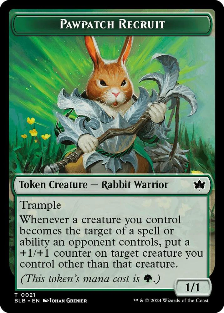 Pawpatch Recruit // Map Double-Sided Token [Bloomburrow Tokens] - Image 3