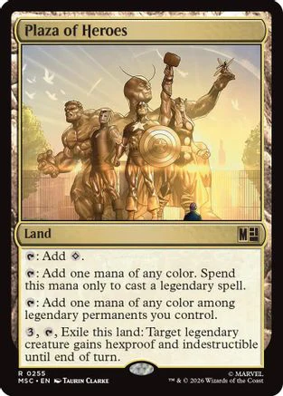 Plaza of Heroes (MSC-255) - Commander: Marvel Super Heroes