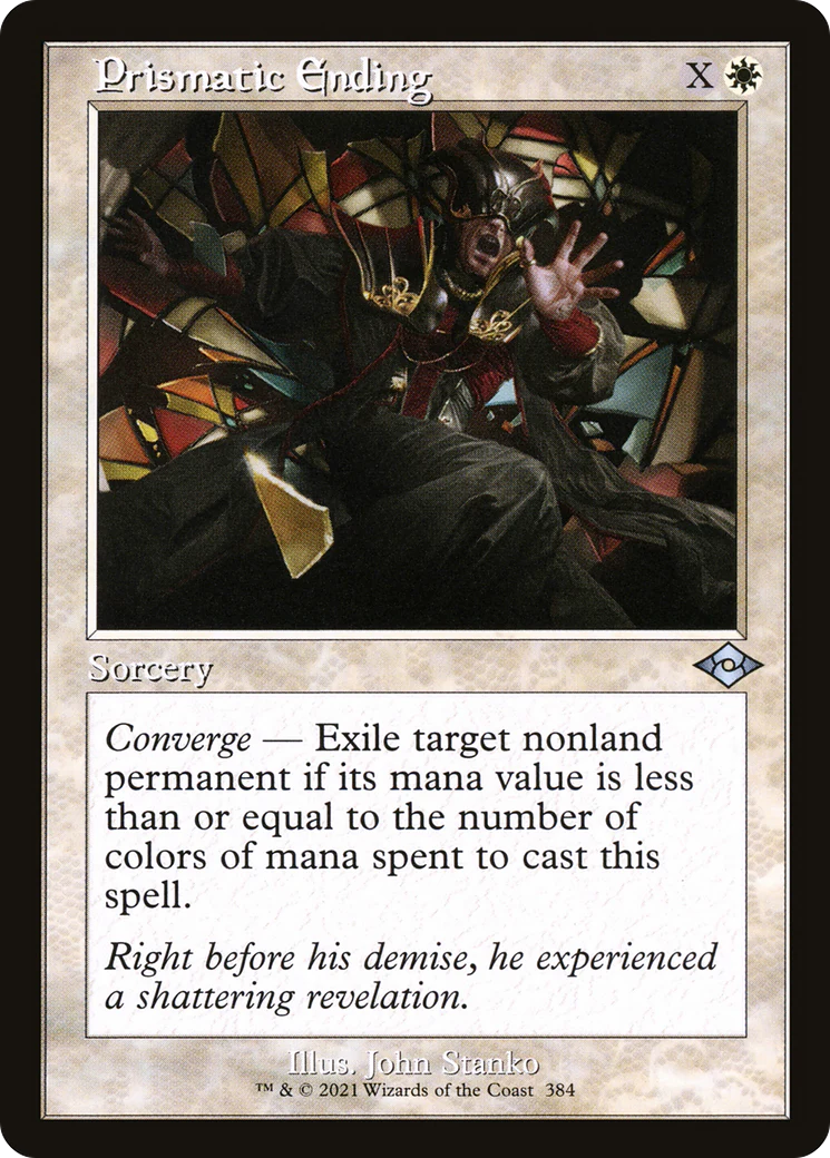 Prismatic Ending (Retro Frame) (MH2-384) - Modern Horizons 2 Etched Foil