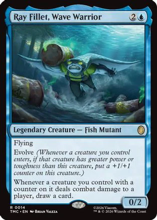 Ray Fillet, Wave Warrior [Teenage Mutant Ninja Turtles Commander]
