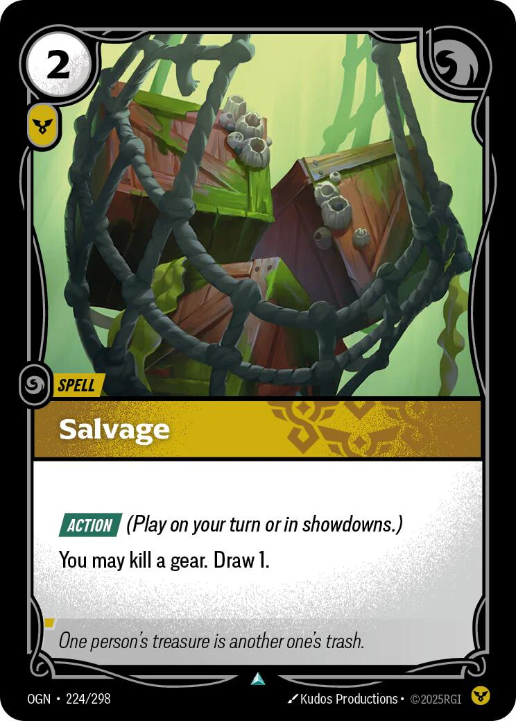 Salvage (224/298) - Origins (Riftbound TCG)