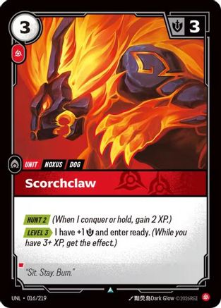 Scorchclaw (016/219) - Unleashed (Riftbound TCG)