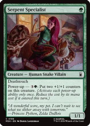 Serpent Specialist (MSH-186) - Marvel Super Heroes Foil