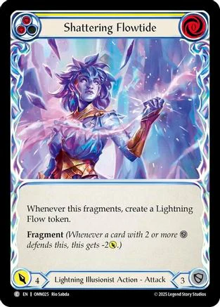 Shattering Flowtide (Yellow) (OMN025) - Omens of the Third Age