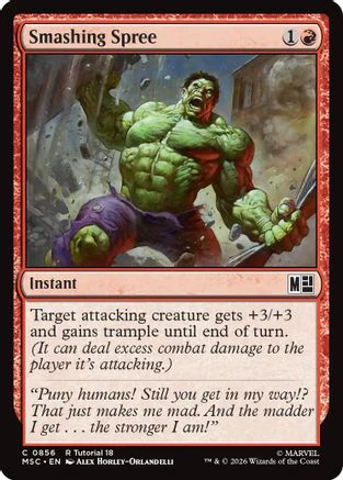 Smashing Spree (0856) (MSC-856) - Commander: Marvel Super Heroes