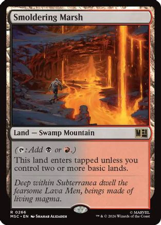 Smoldering Marsh (MSC-266) - Commander: Marvel Super Heroes