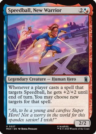 Speedball, New Warrior (MSH-227) - Marvel Super Heroes