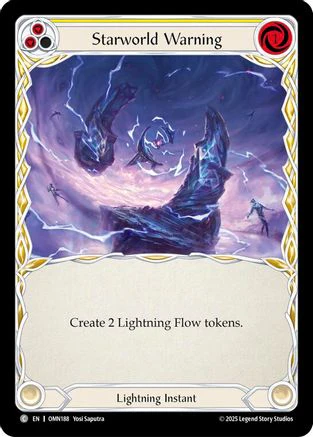 Starworld Warning (Yellow) (OMN188) - Omens of the Third Age