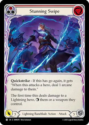 Stunning Swipe (Red) (OMN074) - Omens of the Third Age