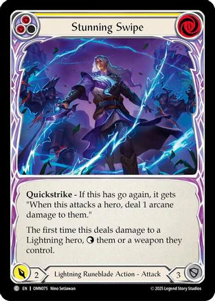 Stunning Swipe (Yellow) (OMN075) - Omens of the Third Age