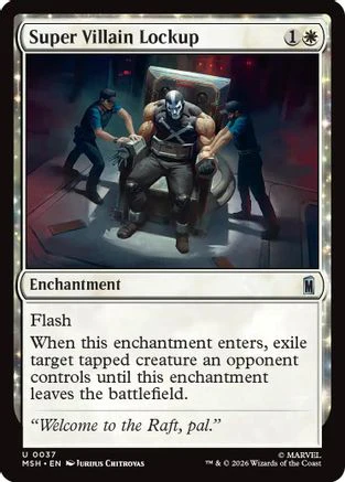 Super Villain Lockup (MSH-037) - Marvel Super Heroes