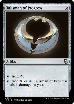 Talisman of Progress (Ripple Foil) (M3C-313) - Modern Horizons 3 Commander Foil