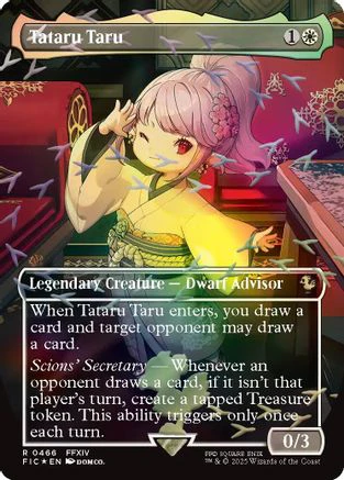 Tataru Taru (Borderless) (Chocobo Track Foil) [FINAL FANTASY Commander]