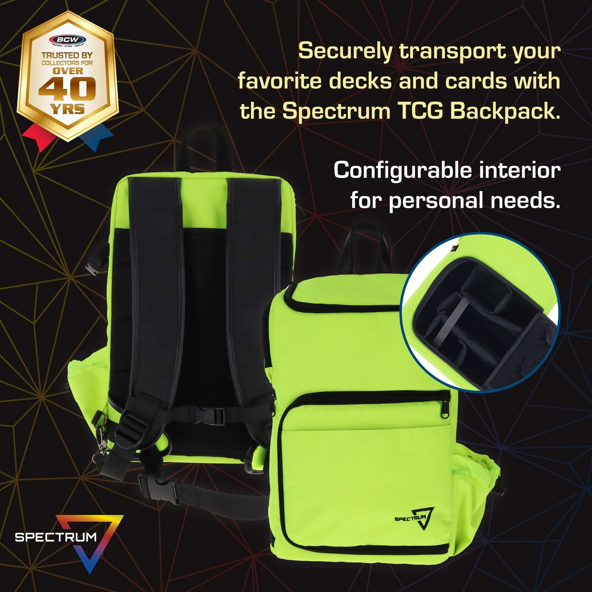 TCG Backpack - Radioactive Green (BCW) - Image 4