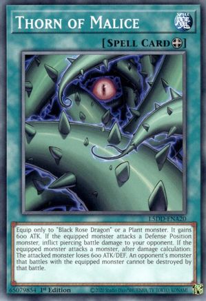 Thorn of Malice [L5DD-ENA20] Common