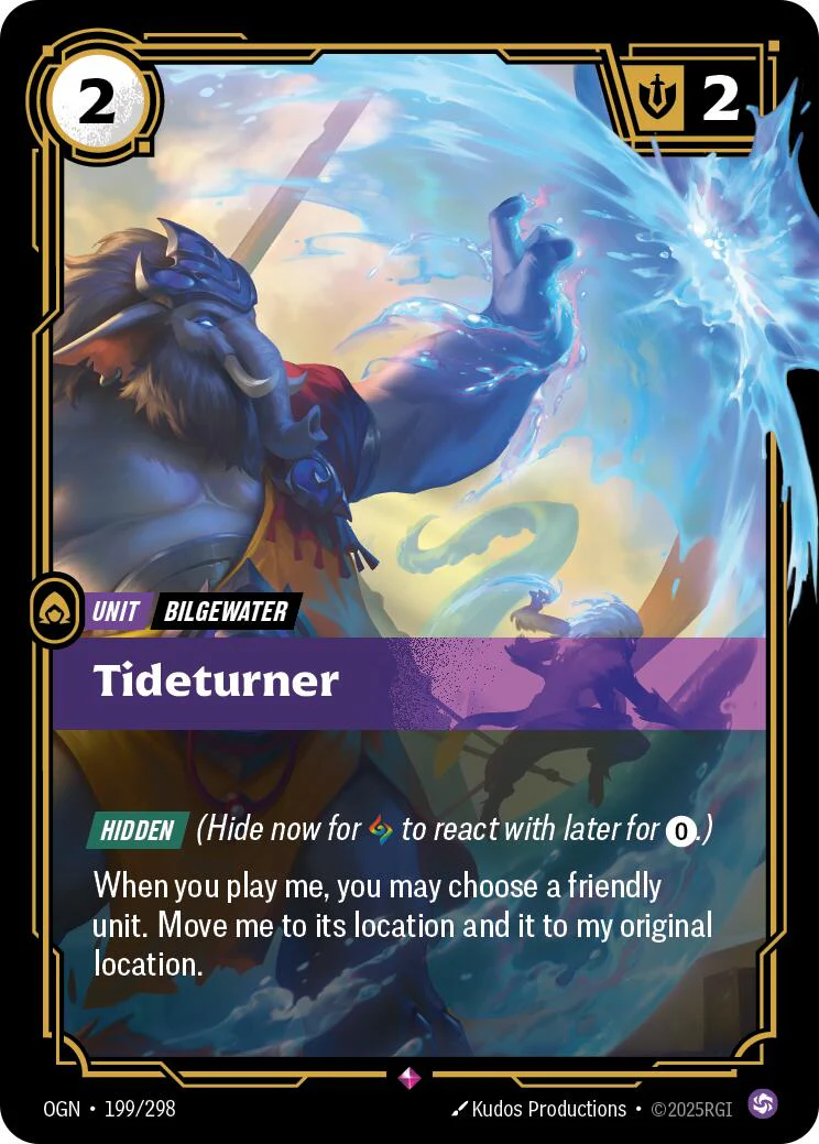 Tideturner (199/298) - Origins Foil (Riftbound TCG)