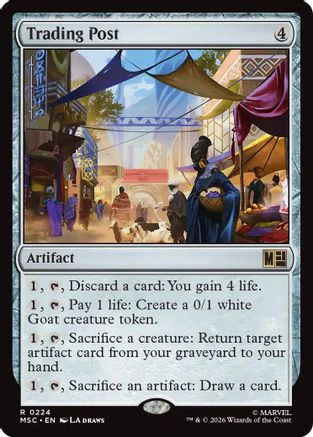 Trading Post (Surge Foil) (MSC-224) - Commander: Marvel Super Heroes Foil