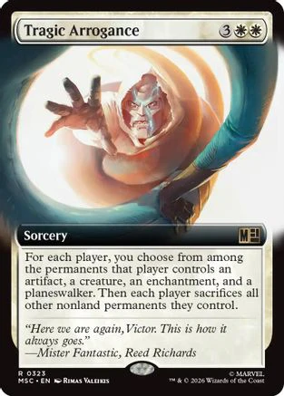 Tragic Arrogance (Extended Art) (MSC-323) - Commander: Marvel Super Heroes