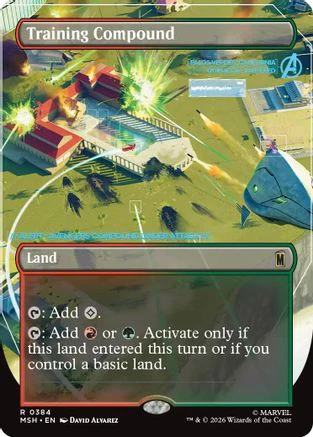 Training Compound (Borderless) (MSH-384) - Marvel Super Heroes