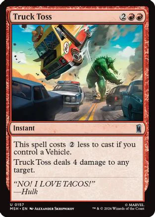 Truck Toss (MSH-157) - Marvel Super Heroes