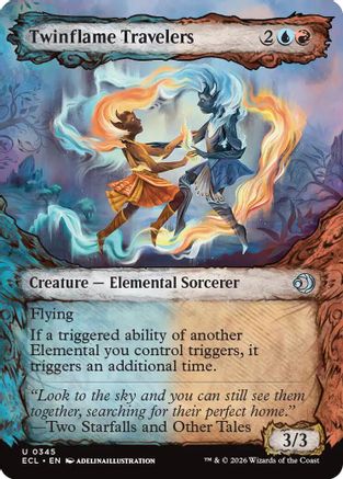 Twinflame Travelers (Showcase) [Lorwyn Eclipsed]